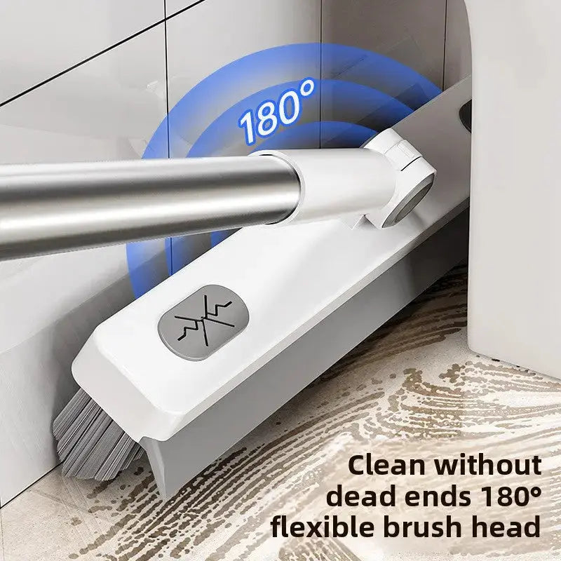 Long Handle Multi-Surface Floor Brush With Squeegee My Store