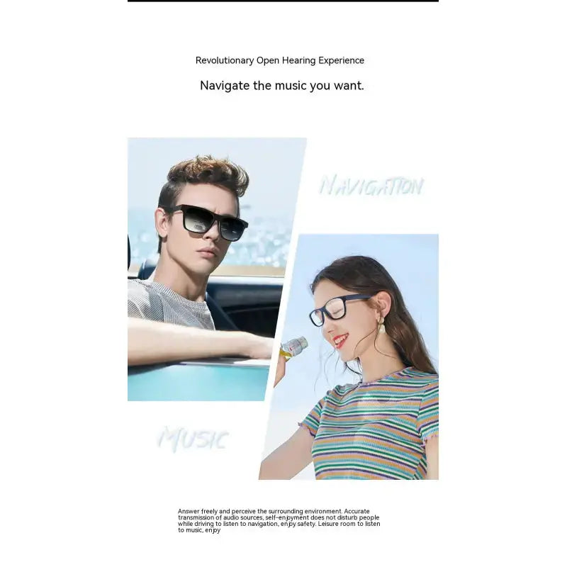 Smart Glasses Black Technology Headset Bluetooth Sunglasses Velmora
