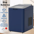 PSZ6D Automatic Ice Maker-Home & Outdoor Camping Ice Maker with Bullet Ice Technology. 12kg/day capacity, PVC material (BPA-free), touch-sensitive buttons, instant ice production, coffee ice cubes Doba
