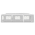 10'x30' Outdoor Party Tent with 8 Removable Sidewalls, Waterproof Canopy Patio Wedding Gazebo, White (self-pickup ONLY) Doba