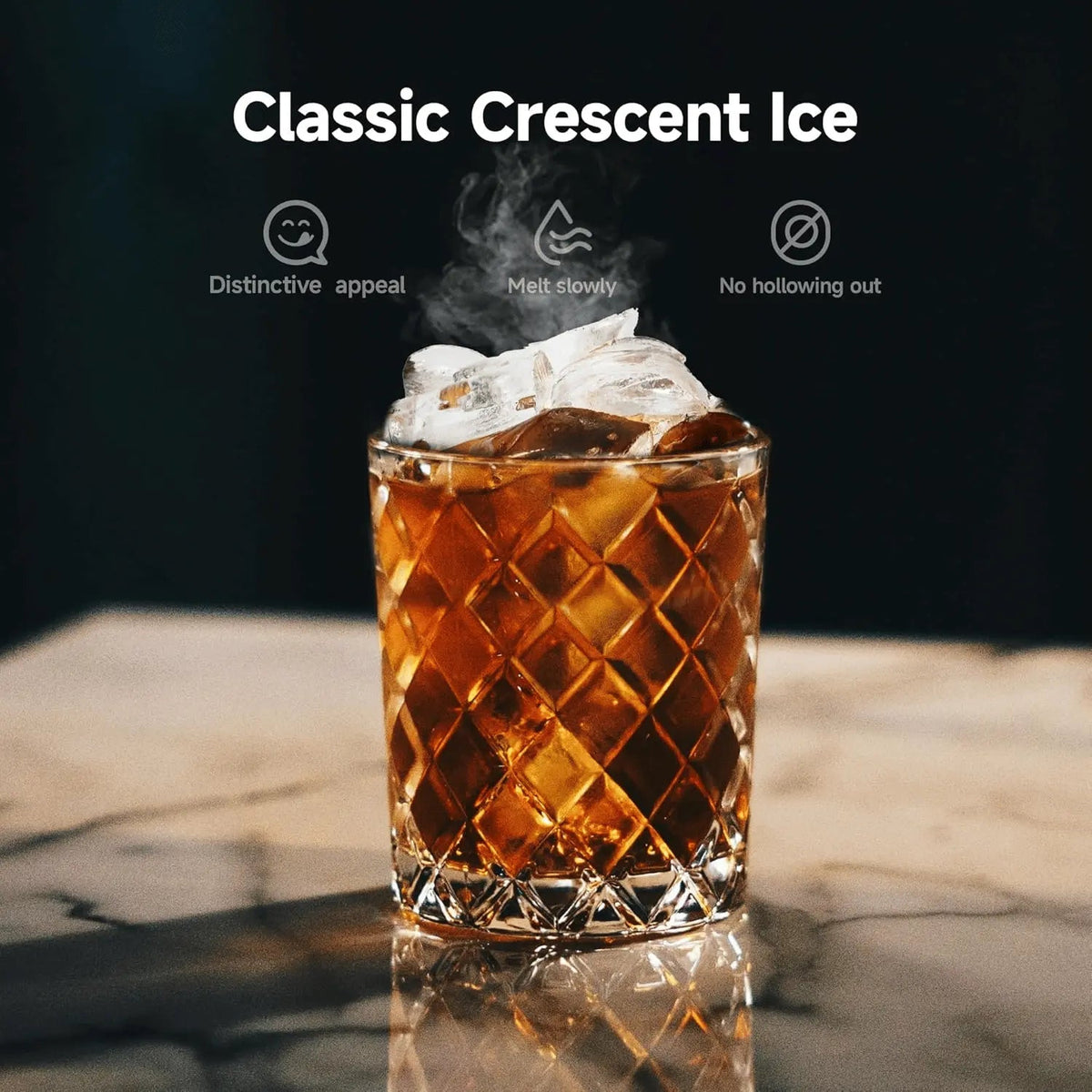 PSZ6D Automatic Ice Maker-Home & Outdoor Camping Ice Maker with Bullet Ice Technology. 12kg/day capacity, PVC material (BPA-free), touch-sensitive buttons, instant ice production, coffee ice cubes Doba