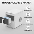 PSZBJ-K12   Automatic Ice Maker-Blue Storage Ice for Outdoor Camping. Features: 12kg/day capacity, PVC material (BPA-free), touch controls, quick ice-making, coffee ice cubes, car-friendly des Doba