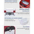 Mini Portable Electric Ice Maker Machine with Ice Scoop Doba