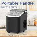 PSZ6Y10  Home Ice Maker-Outdoor Camping Ice Production 12kg/day bullet ice maker-PVC BPA-free, quick ice production. Coffee ice cubes, car fridge compatible. Alcohol ice maker with a Doba