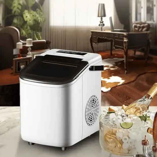 PSZ6Y10 Home Ice Maker-Outdoor Camping Ice Production 12kg/day bullet ice maker-PVC BPA-free, quick ice production. Coffee ice cubes, car fridge compatible. Alcohol ice maker with a Doba