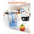 Countertop Ice Maker, 44 lbs per Day, Self-Cleaning Portable Machine with Scoop, 4 lbs Ice-Storage Basket, Nugget Ice-Making Machine with Chewable Ices for Home, Kitchen, Office, Bar & Party Doba