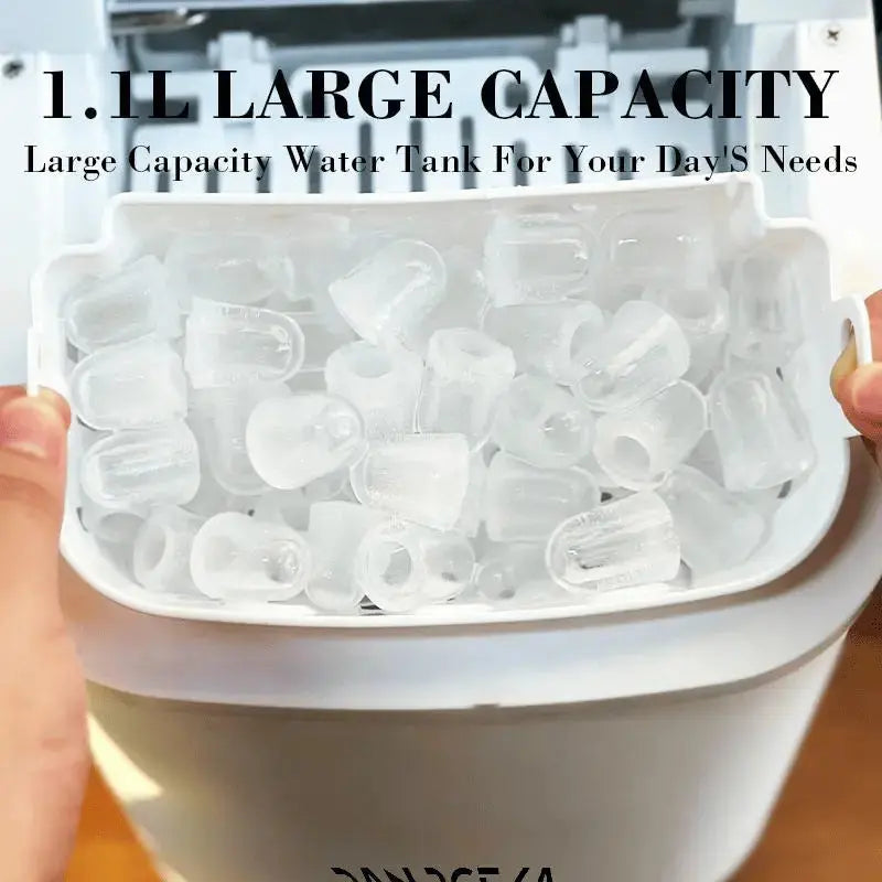 PSZ6Y10  Home Ice Maker-Outdoor Camping Ice Production 12kg/day bullet ice maker-PVC BPA-free, quick ice production. Coffee ice cubes, car fridge compatible. Alcohol ice maker with a Doba
