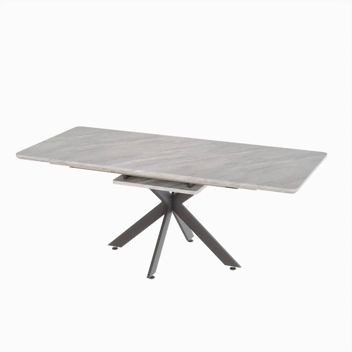 62.4" extendable 78.15" dining Table Set for 6-8 Person for Dining Room,C-shaped Tube Soft padded armless dining chair and Very large Dining Room Table Kitchen Table Chair Set with metal Legs Doba