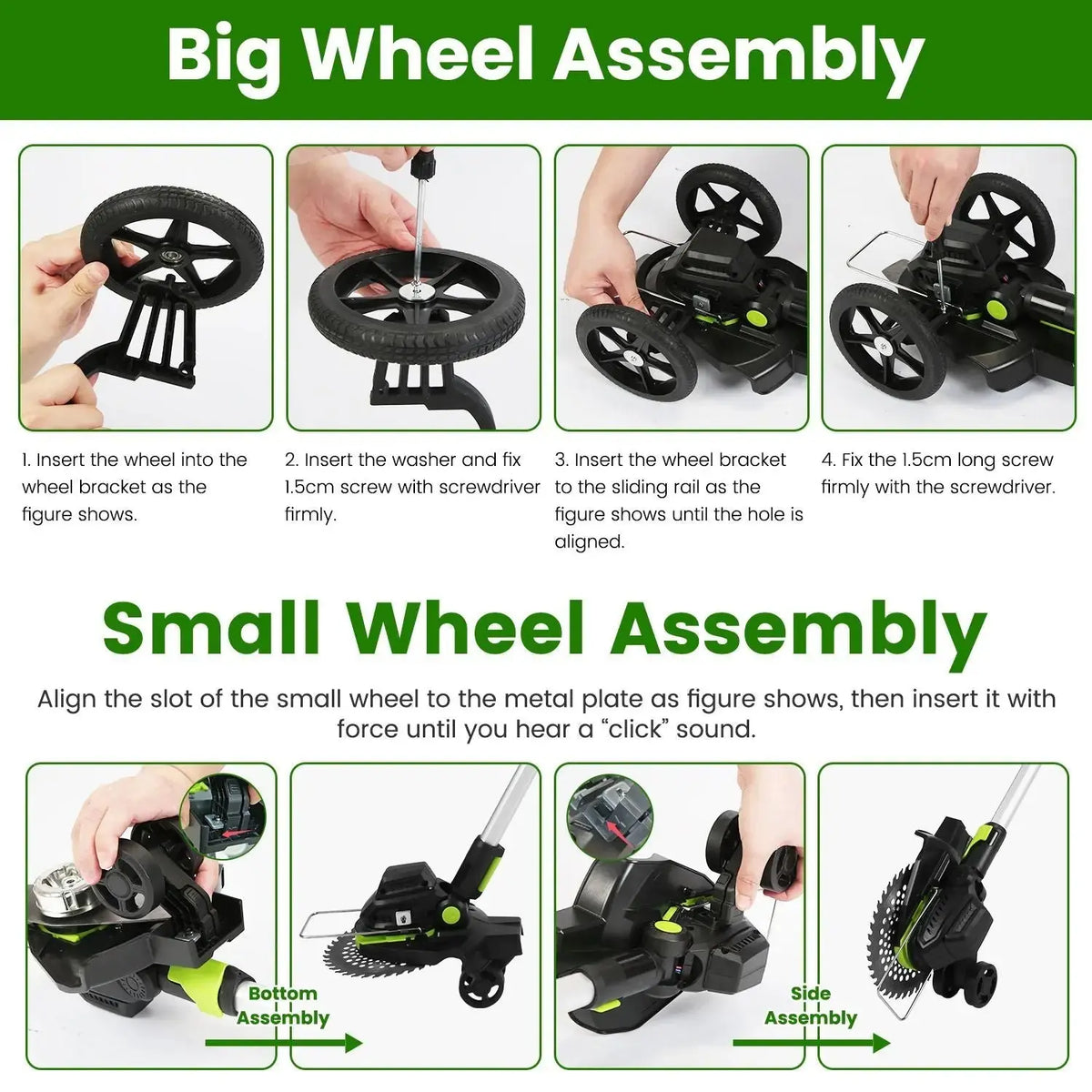 21V Electric Weed Edger Cordless String Trimmer Grass Mower Eater Bush Cutter with 16800RPM 2x 3000mAh Batteries 3.6-4.6FT Length 90° Rotatable Angle Saw Blade Steel Blade String Blade GPCT5290 Doba