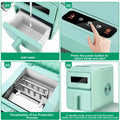 PSZBJ-K12G  Automatic Ice Maker-50lbs/day capacity, 6-8 minute ice production, 9 pieces per batch. Features: 2-liter PVC ice tray (BPA-free), self-cleaning design, coffee-grade ice cubes, touch-sensit Doba