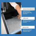 Ice Maker Cleaning Tablets, Descaling & Deodorizing Cleanser for Portable Undercounter Countertop Ice Machines, Efficient Mineral Scale Stain Remover, 12 Pack Doba