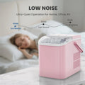 Countertop Ice Maker with Handle, 26lbs/24H Portable Ice Machine, 9 Bullet Ice Cubes Ready in 6 Mins, Self-Cleaning, Quiet Compact Ice Maker for Home, Kitchen, RV, Camping Doba