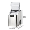 Countertop Ice Maker, 44 lbs per Day, Self-Cleaning Portable Machine with Scoop, 4 lbs Ice-Storage Basket, Nugget Ice-Making Machine with Chewable Ices for Home, Kitchen, Office, Bar & Party Doba