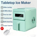 PSZBJ-K12G  Automatic Ice Maker-50lbs/day capacity, 6-8 minute ice production, 9 pieces per batch. Features: 2-liter PVC ice tray (BPA-free), self-cleaning design, coffee-grade ice cubes, touch-sensit Doba