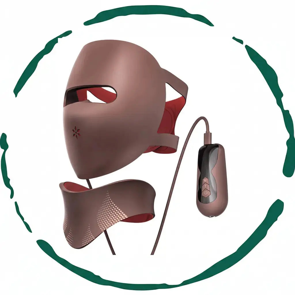 3D Phototherapy Anti-Aging Mask & Tachyphoton Neck Sculpting System Doba
