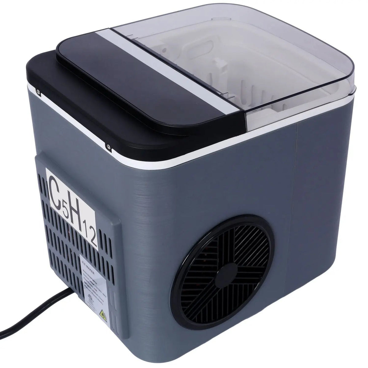 Ice Maker Countertop, Portable Ice Machine, Self-Cleaning Ice Makers with Basket and Scoop, 9 Cubes in 6 Mins, 26 lbs per Day, Ideal for Home, Kitchen,ETL and FDA certificate. Doba