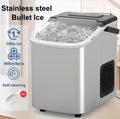 PSZ6Y10 Home Ice Maker-Outdoor Camping Ice Production 12kg/day bullet ice maker-PVC BPA-free, quick ice production. Coffee ice cubes, car fridge compatible. Alcohol ice maker with a Doba