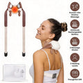 Human-Like Neck Massager With Heat Cordless Neck Massager for Pain Relief Deep Tissue Shiatsu Massager for for Neck Shoulders Back Legs Doba