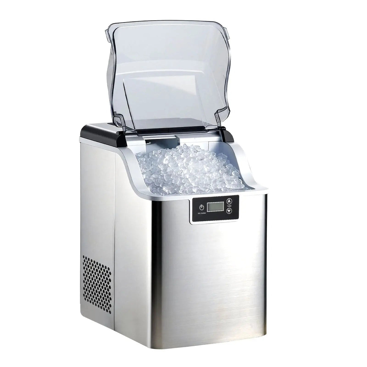 Countertop Ice Maker, 44 lbs per Day, Self-Cleaning Portable Machine with Scoop, 4 lbs Ice-Storage Basket, Nugget Ice-Making Machine with Chewable Ices for Home, Kitchen, Office, Bar & Party Doba