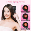 3 In 1 Red Light Scalp Massager Brush Cordless Hair Oil Applicator Massage Comb with 3 Modes Rechargeable IPX7 Waterproof Doba