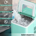 26lbs/24h Portable Countertop Ice Maker Machine with Scoop Doba