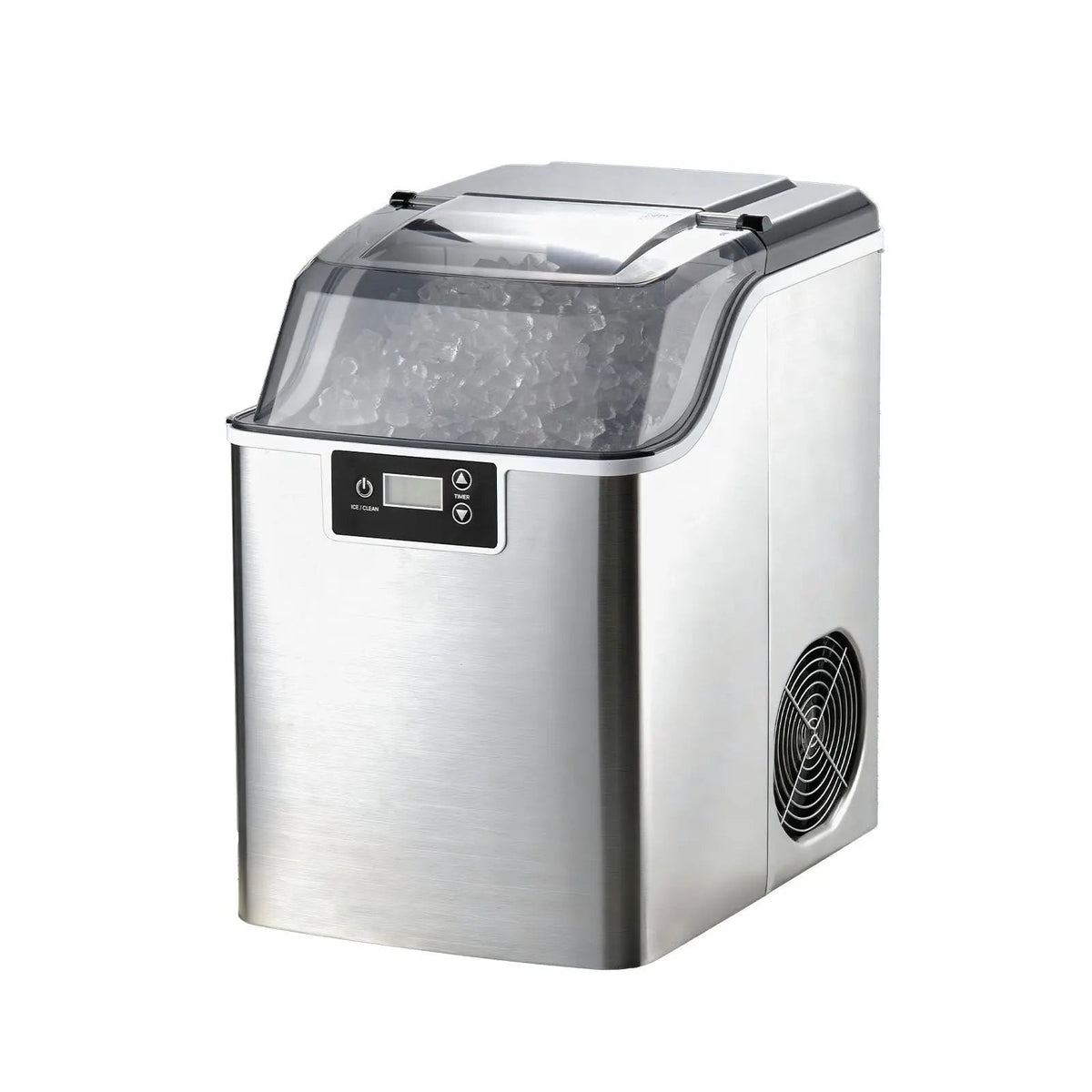Countertop Ice Maker, 44 lbs per Day, Self-Cleaning Portable Machine with Scoop, 4 lbs Ice-Storage Basket, Nugget Ice-Making Machine with Chewable Ices for Home, Kitchen, Office, Bar & Party Doba