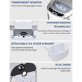 Mini Portable Electric Ice Maker Machine with Ice Scoop Doba
