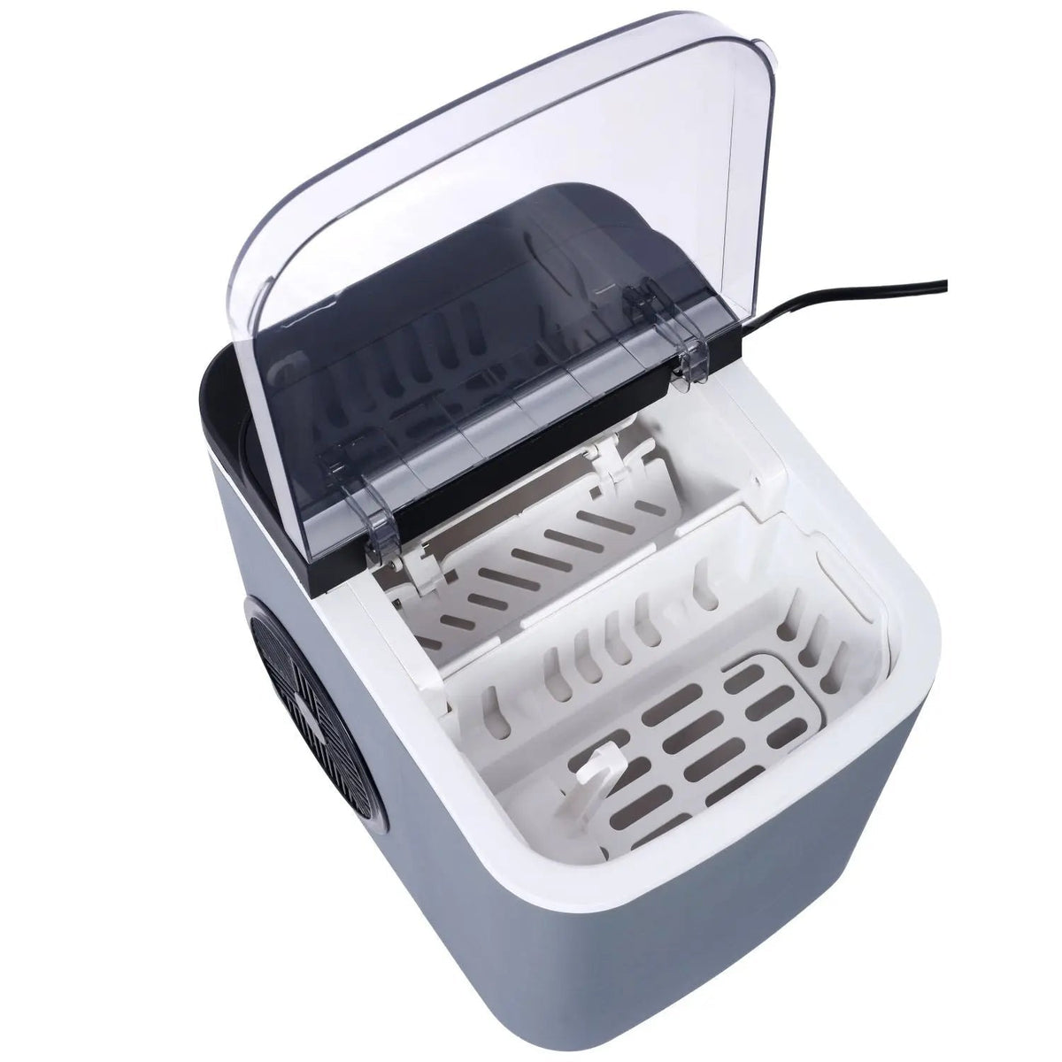 Ice Maker Countertop, Portable Ice Machine, Self-Cleaning Ice Makers with Basket and Scoop, 9 Cubes in 6 Mins, 26 lbs per Day, Ideal for Home, Kitchen,ETL and FDA certificate. Doba