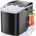 Countertop Ice Maker with Handle, 26lbs/24H Portable Ice Machine, 9 Bullet Ice Cubes Ready in 6 Mins, Self-Cleaning, Quiet Compact Ice Maker for Home, Kitchen, RV, Camping Doba