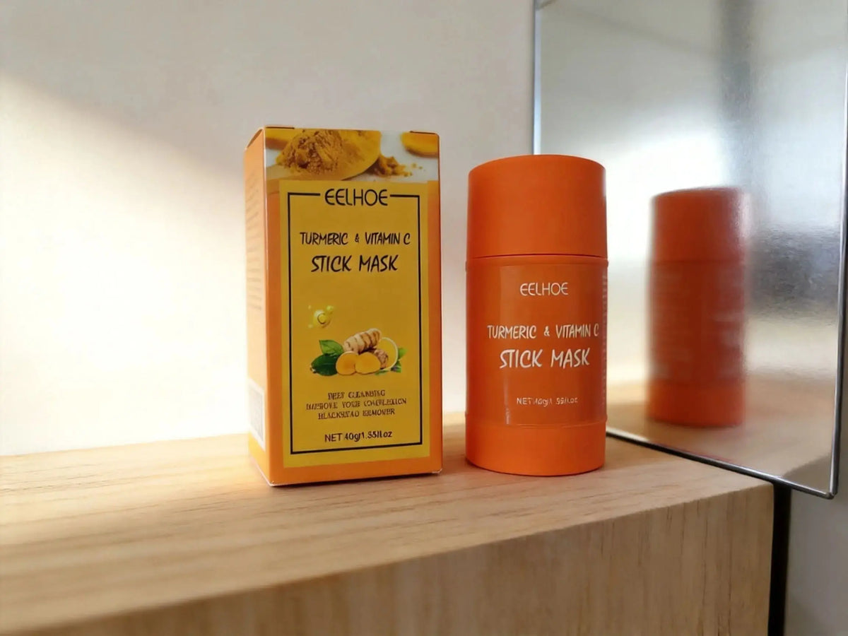 Revitalizing Turmeric & Vitamin C Clay Mask Stick for Glowing Skin - 40g Doba