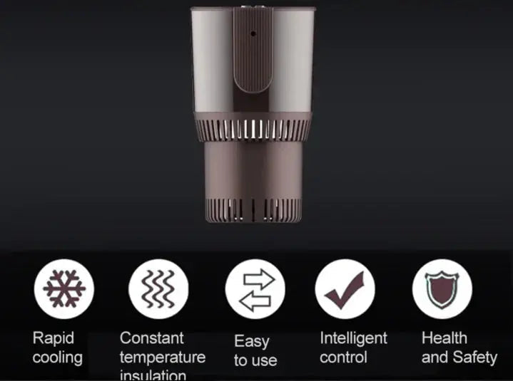 2 in 1 Electric Car Cup Holder Velmora