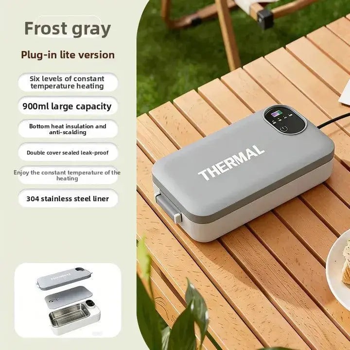 New Model of Water-Free Heating Lunch Box, USB Charging Portable Insulated Lunch Box, 304 Stainless Steel Electric Heating Lunch Box My Store